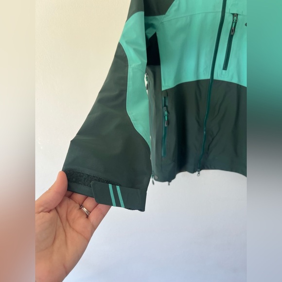 Outdoor Research Hemispheres Jacket Green Colorblock Gore-Tex Women’s Size Small - Picture 9 of 16